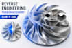 reverse engineer turbo blades from 3d scan to cad model