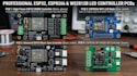 design professional esp32, esp8266, and ws2812b led controller pcbs
