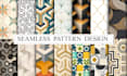 design trendy geometric seamless patterns