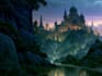 do professional landscape concept art in painterly style