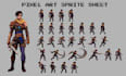 pixel art sprite sheet pixel art animation pixel art character sprite rpg maker