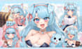 anime vtuber ref sheet vtuber oc live2d character sheet, custom anime oc sheet