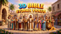 create pixar style ai animated christian bible stories