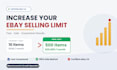increase your ebay selling limit