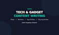 write engaging tech, gadget, and app review articles