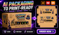 convert ai generated packaging designs into print ready vector files