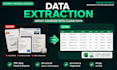 data extraction, web scraping, PDF to excel, and data mining