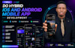 do hybrid ios android mobile app development using flutter react native supabase