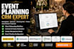 setup planning pod dubsado 17hats aisle planner tripleseat events planner CRM