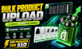 scrape and bulk upload products to your shopify woocommerce store
