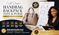 design handbag, backpack, tote, purse concepts and detailed tech pack