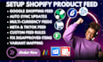 setup shopify product feed multifeed simprosys feedfix feedyio feedhub wixpa