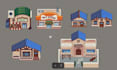 create isometric pixel art pixel game tilemap rpg game background pixel assets