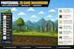 draw amazing 2d game backgrounds for your game