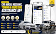 build car wash mechanic towing roadside assistance app