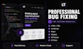 fix HTML CSS javascript react nodejs bugs professionally