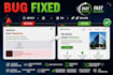 fix HTML CSS javascript react and website bugs
