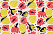 seamless pattern, pattern design, textile design
