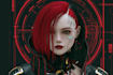 create cyberpunk character art and futuristic concep