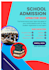 design professional school admission flyers