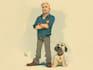 create a high quality custom pet vector portrait
