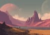 design futuristic sci fi environment and character illustrations