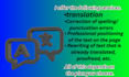 translator, proofreader, text formatting, etc  fast delivery