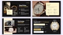 design a luxury presentation for products using powerpoint or canva