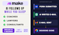 build ai lead follow up automation system with make com