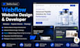 webflow website design webflow developer webador peptide website design redesign