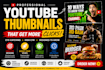 design professional youtube thumbnail in canva