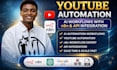 build n8n ai youtube automation workflow with API
