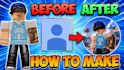 create your roblox game avatar into a custom profile picture