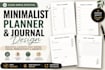 do minimalist planner design or journal design