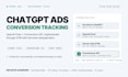 setup openai ads pixel chatgpt ads, conversions API tracking