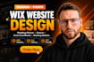 create wix website for wedding planner caterer event coordinator booking website