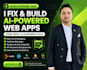 build and fix replit ai and vibe coded full stack websites