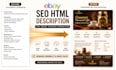 create SEO ebay HTML CSS descriptions
