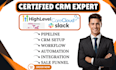 build gohighlevel automation carecloud hipaa forms and slack automation