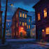 create environmental concept 2d diorama