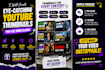 design eyecatching youtube thumbnails