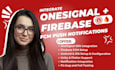 integrate onesignal firebase push notification into android ios app and games