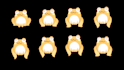 create 2d game character sprite sheet animation