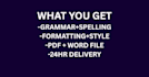 proofread, edit and rewrite your documents and cv