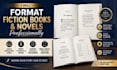 format fiction books and novels professionally