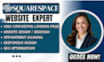 do squarespace website, website develoment, design or redesign squarespace