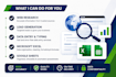 do web research, data entry and lead generation