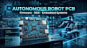 design autonomous robot controller pcb, firmware, ros, embedded system