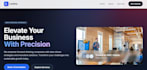 design a sleek startup landing page