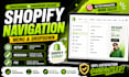 fix shopify collections navigations menu drop down menu and redesign shopify